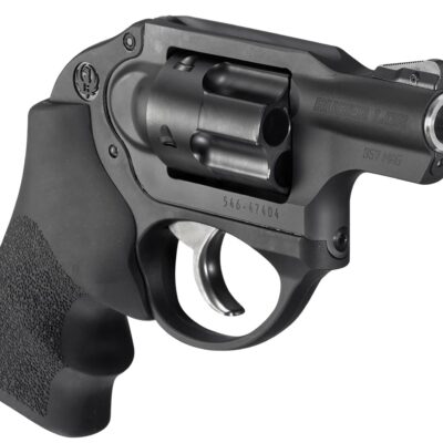 HINTERLAND: Ruger 5450 LCR Small Frame 357 Mag 5rd 1.87 in Matte Black Steel Barrel, Black PVD Cylinder, Matte Black Stainless Steel Frame, Hogue Tamer Monogrip Grip, Concealed Hammer , Revolver
