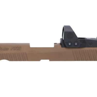 SIG SAUER: P320 X SUB-COMPACT 9MM 3.6" SLIDE ASSEMBLY, ROMEO1PRO, COYOTE BROWN