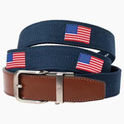 NEXBELT: 
Newport USA Navy Golf Ratchet Belt 1.38" [35mm]