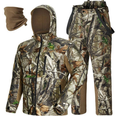 TIDEWE: Altus Whitetail Ultra Silent Hunting Suit Men's Water Resistant Hunting Clothes / Save $15 on orders over $149, Code: WS15