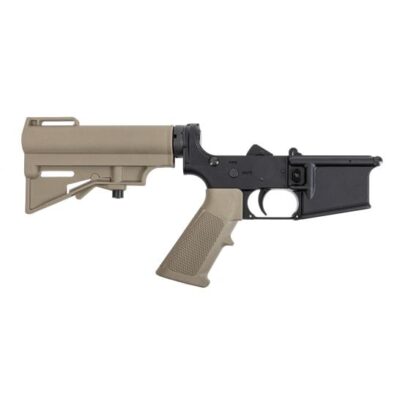 PALMETTO STATE ARMORY: PSA Classic AR-15 Complete Stealth Pistol Lower W/HAR-15 Brace, FDE