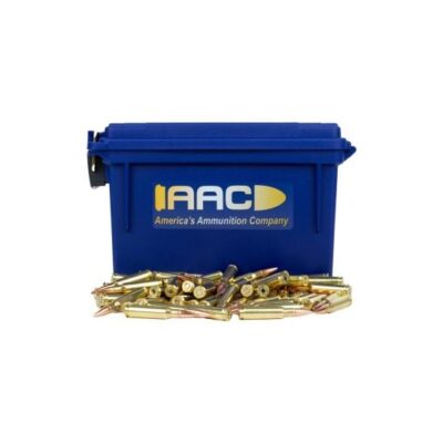 PALMETTO STATE ARMORY: AAC 308 Winchester Ammo 150 Grain FMJ-BT 200rd With AAC Blue 30 Cal Ammo Can / $0.70 per round