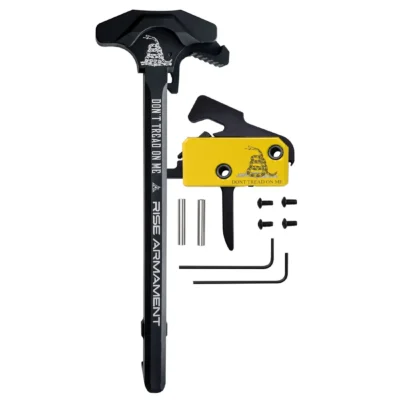 OPTICS PLANET: RISE Armament Special Edition Don't Tread On Me AR Trigger And Charging Handle Bundle