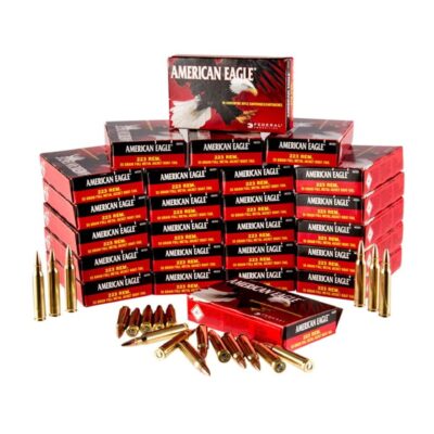 BROWNELLS: 223 Remington 55gr Full Metal Jacket 500/Case / $0.72 per round