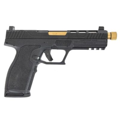 PALMETTO STATE ARMORY: PSA 5.7 Rock Complete RK1 Optics Ready W/ Gold Barrel, Black