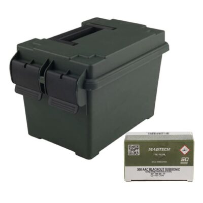 BROWNELLS: MAGTECH 300 AAC BLACKOUT 200GR FMJ 300/AMMO CAN / $0.70 per round